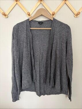 Ann Taylor Grey Open-Front Women's Cardigan